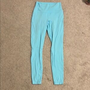 Lululemon electric blue high rise legging